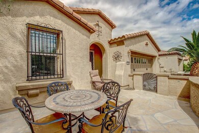 Custom front courtyard