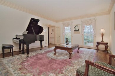 Expansive living room can serve many functions.
