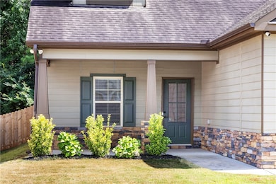 Welcoming front porch