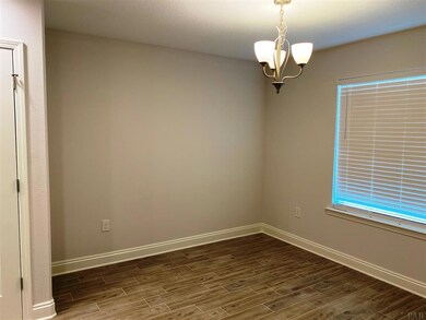 Dining room is open to the kitchen & living room.