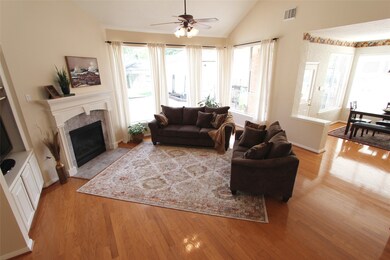 So pretty! Notice the wood flooring!