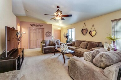 Great Room w/ Ceiling Fan