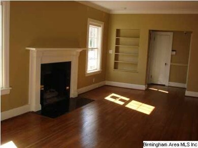 Living room with fireplace