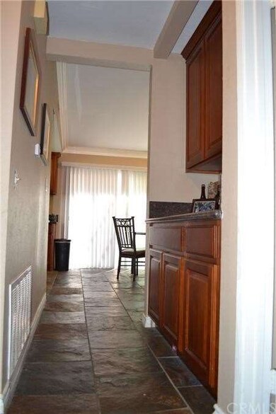 Hall from near bedrooms facing dining area