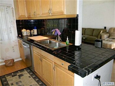 kitchen with tile counters