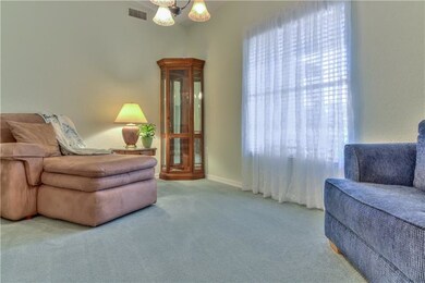 Bright Formal Living Room with Large Window!