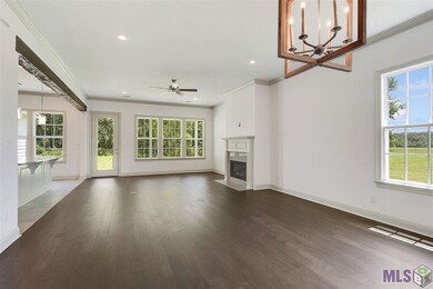 Large open living, dining and kitchen