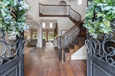 Cantera doors open into a spacious floorplan.