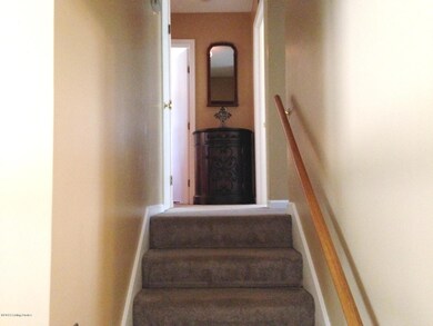 STAIRCASE TO THREE OF THE BEDROOMS