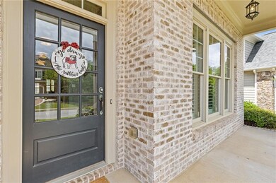 Brick front entry