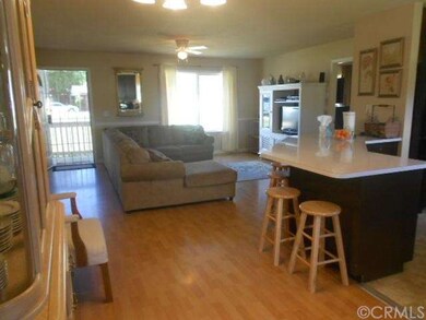 living room and front door