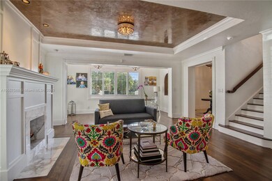 4514 Alhambra Circle formal living room with refinished wood floors