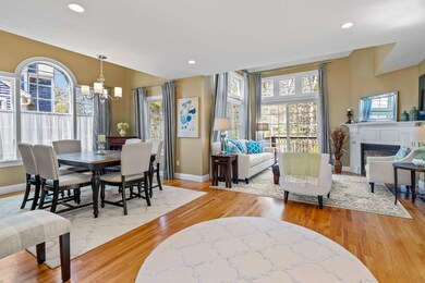 Open living and dining