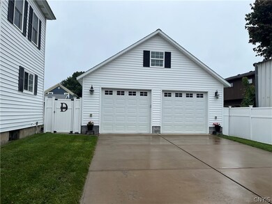 Massive two car garage with workshop space