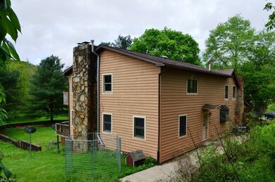Back and left side of house