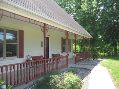 INVITING LARGE COVERED PORCH