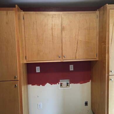 Laundry in kitchen
