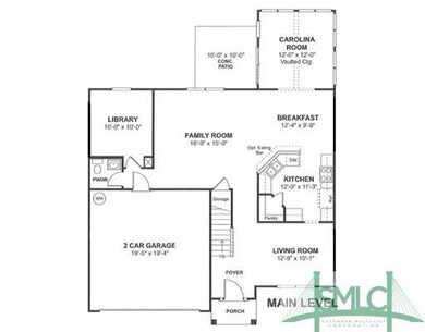 1st Floor Plan. Structural features and selections