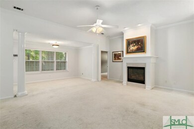 Separate dining area with triple windows can also 
