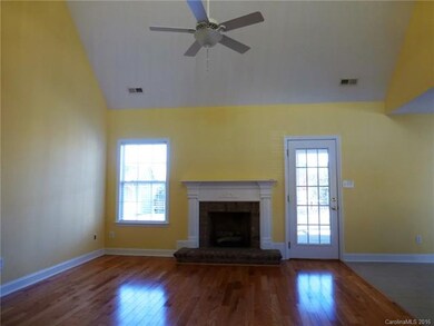 View of Family Room with gas log fire place