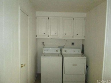 Storage closet and laundry area