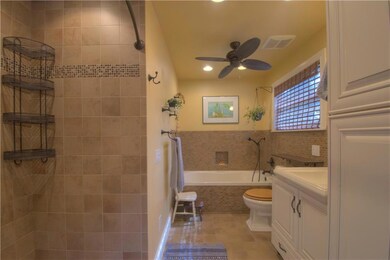 Main Bath with Jetted Tub and Separate Shower