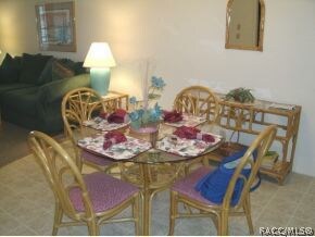 Dining area