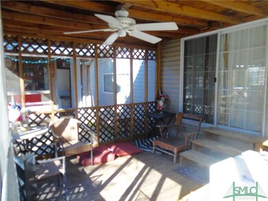 Relaxing screened porch