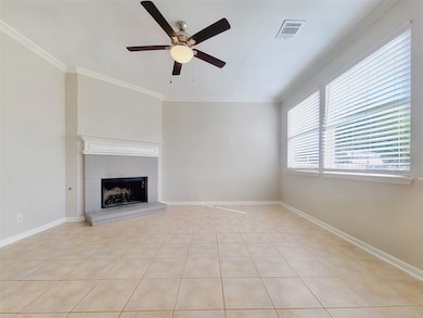 Unfurnished living room featuring visible vents, 