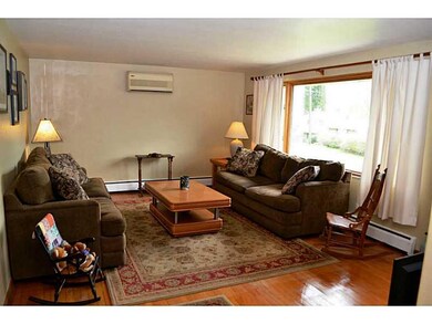Living Room. Finished Real Hardwood Flooring