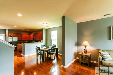 Easy flowing open floor plan.