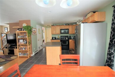 Kitchen view from side entry