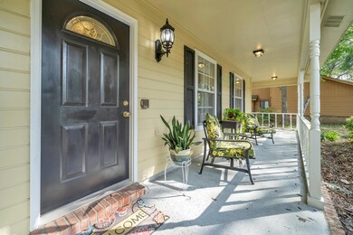 Inviting front porch