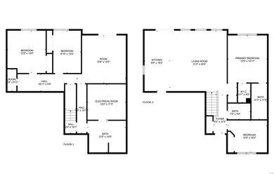 both levels finished- floorplan