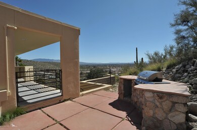 View from BBQ area