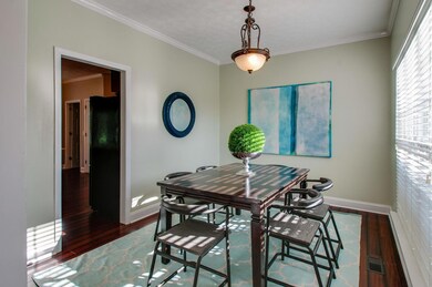 Dining room with hardwood floor