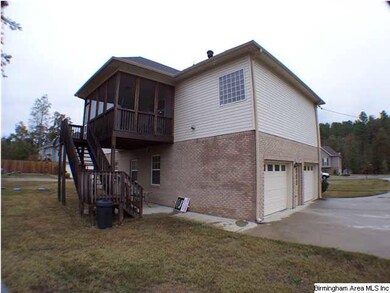 2 car garage & private screened in deck
