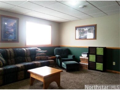 Newly carpeted lower level with another bath and t