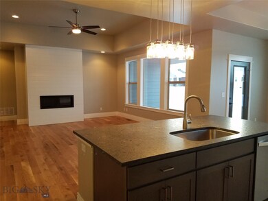 Shiplap fireplace details, honed granite counter t