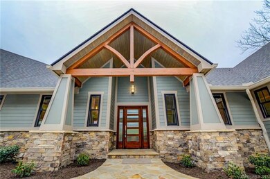 Grand front entrance