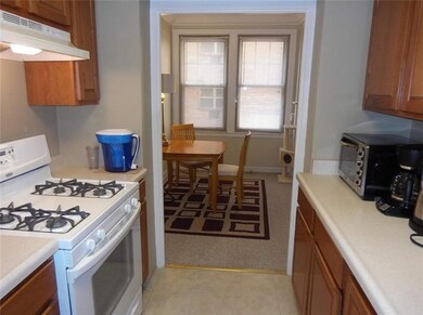 Functional, well lit kitchen with plenty of counte
