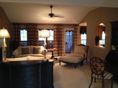 Family Room & Fireplace view 2