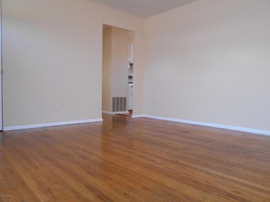Living room with hardwood floors