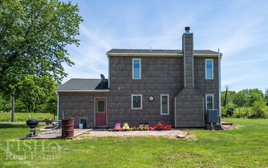 Rear of Home w/ patio