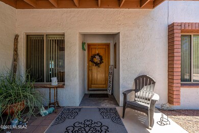 Covered Front Door