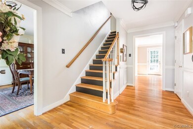View as you enter from front door.