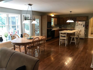 Kitchen and eating area