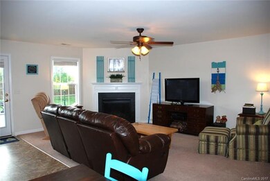 Enjoy family time near the cozy gas fireplace