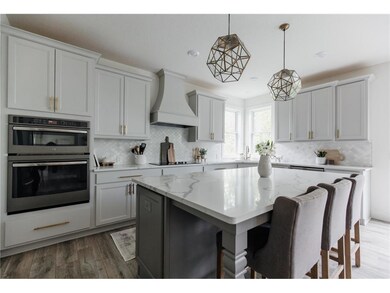 Stunning gourmet kitchen with stainless steel appl