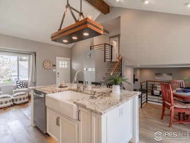 The interesting lines and open-air design of the main level create individual spaces with an orchestrated connectedness.